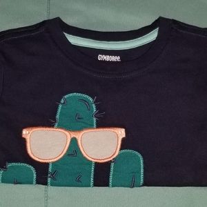 Gymboree baby boy cactus free hugs tee